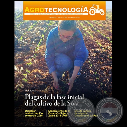 AGROTECNOLOGA  REVISTA DIGITAL - SETIEMBRE - AO 8 - NMERO 88 - AO 2018 - PARAGUAY